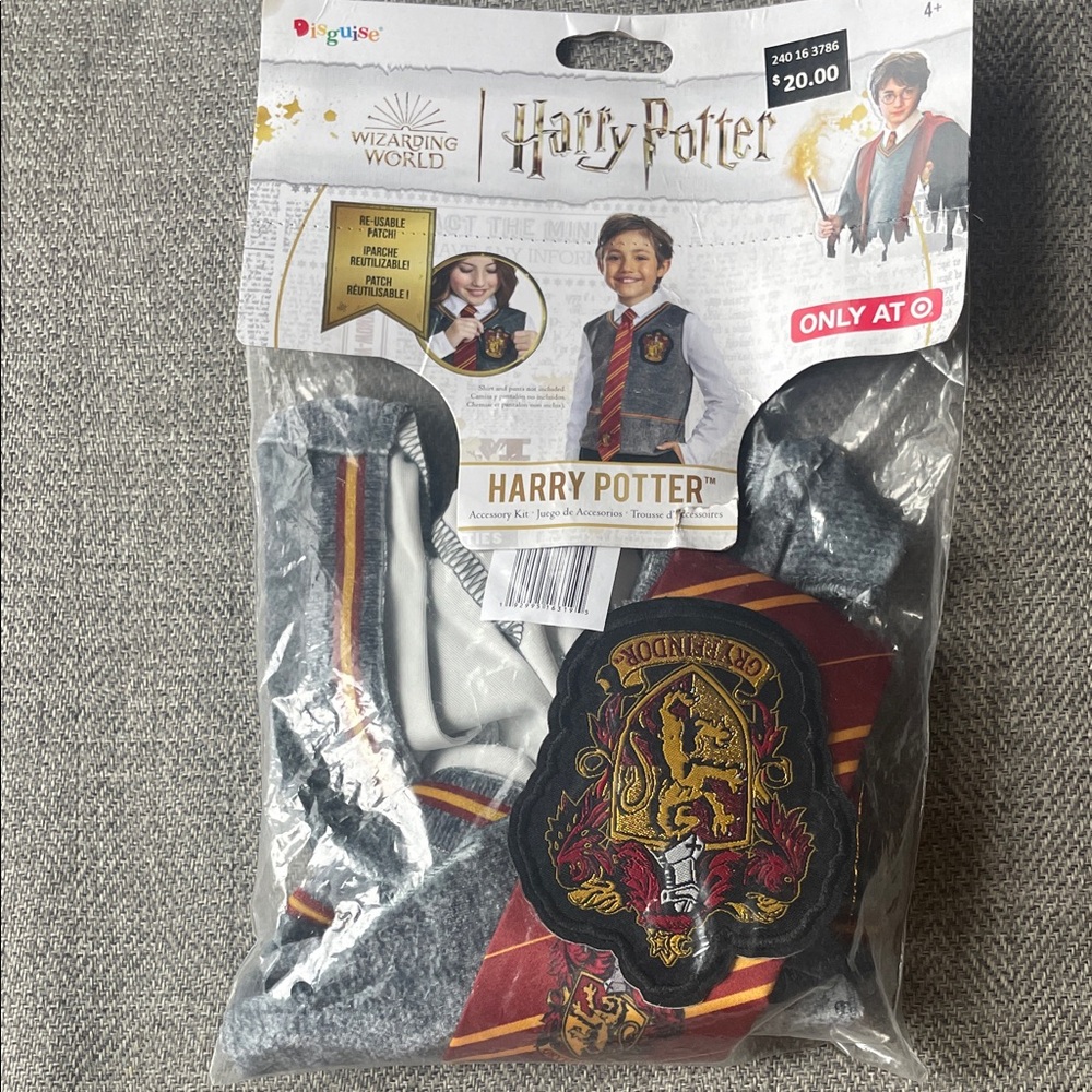 Disguise Harry Potter Costume with Red and Gold Details